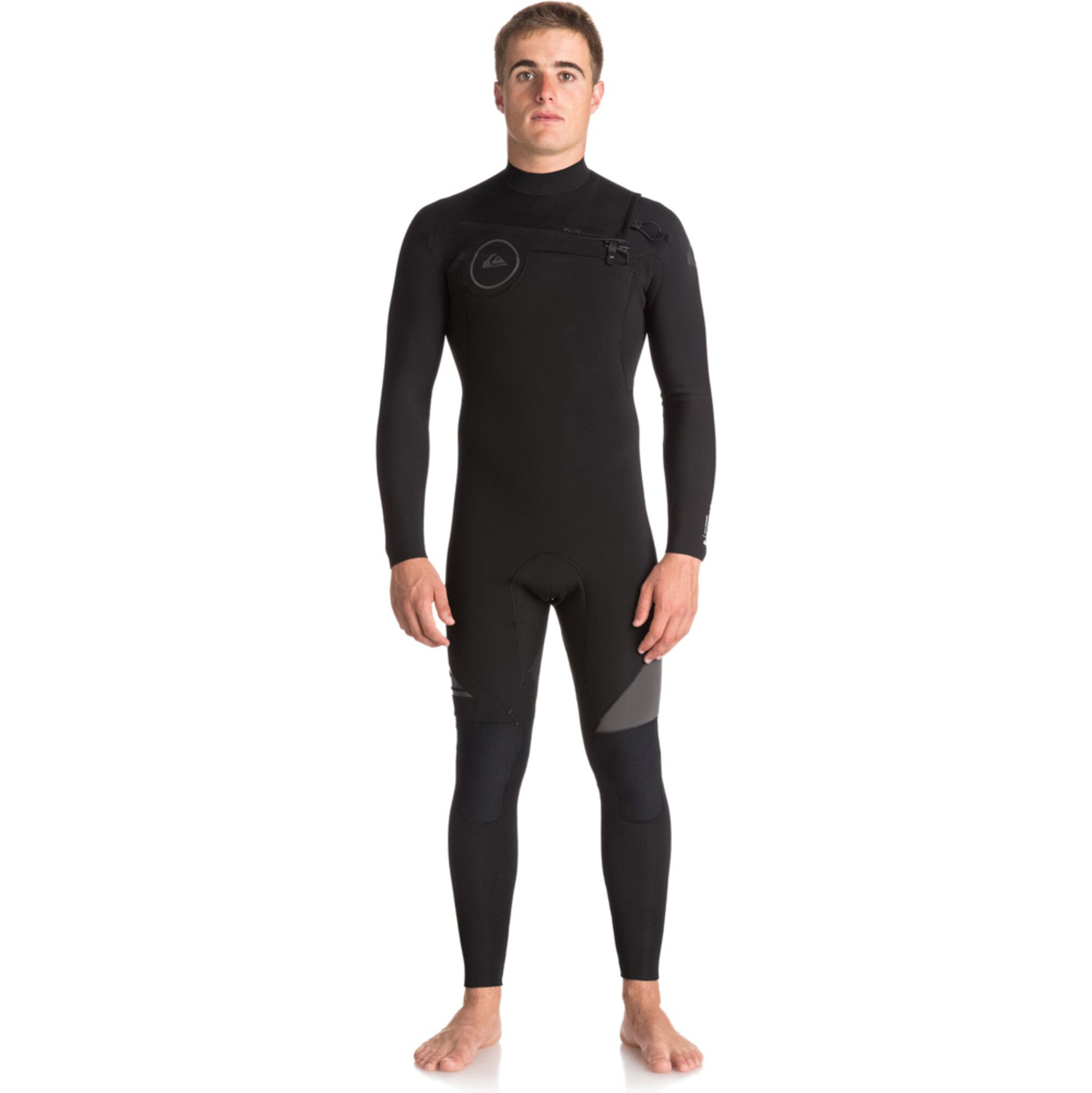 Quiksilver Syncro 5/4/3mm Chest Zip Wetsuit Black / Jet Black